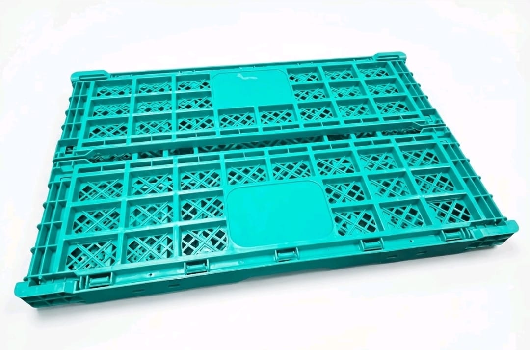 Green Veg and foldable basket